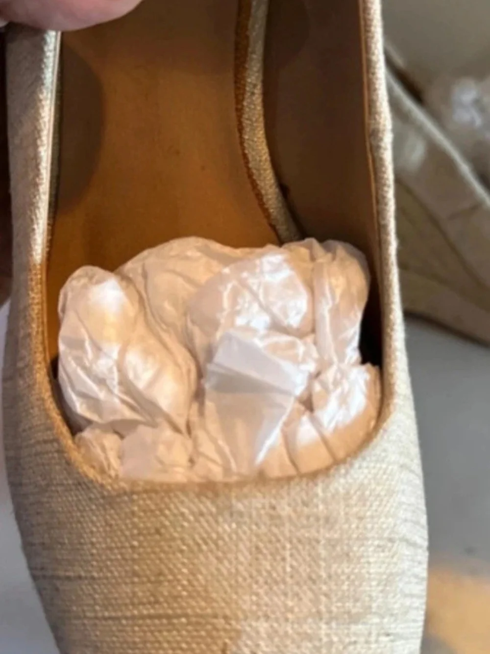Coach wedge pumps